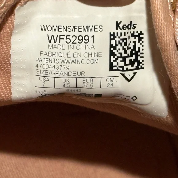 Women’s KATE SPADE KEDS New York Glitter Sneakers- Size 7 - Picture 9 of 9